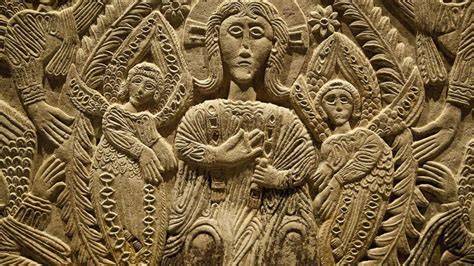 Altare Ratchis Cristo in gloria dettaglio