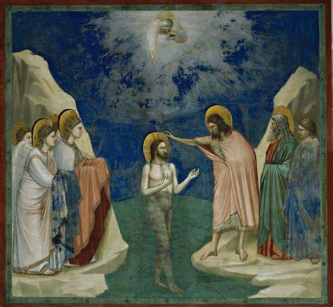 Iconografia del Battesimo di Cristo Giordano colomba