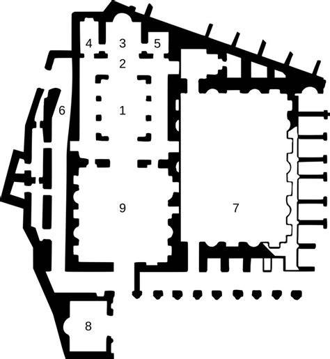 Pianta del complesso Santa Maria Antiqua
