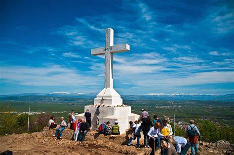 Podbrdo e Krizevac colline Medjugorje
