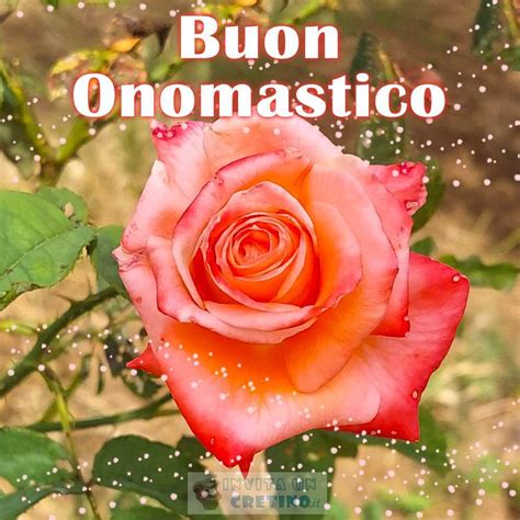 Emoticon sorridente tra fiori per onomastico