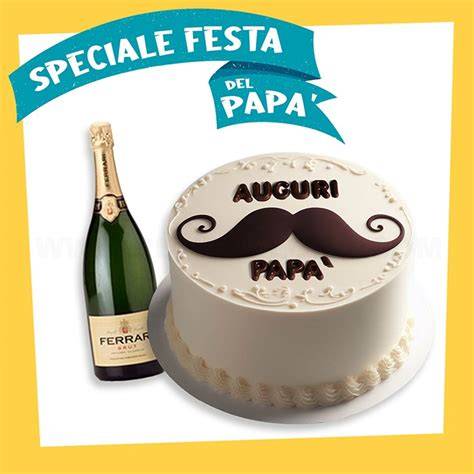 Spumante torta e smile per onomastico