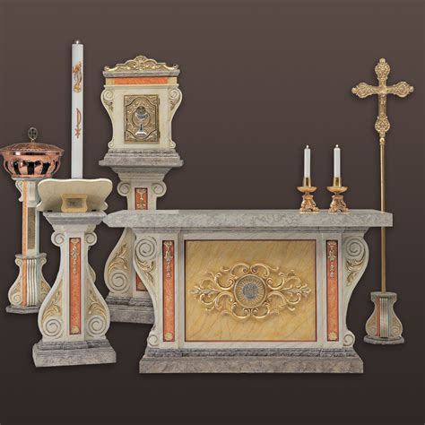 sacrestia con arredi liturgici
