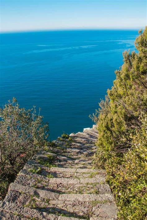 Sentiero e scalinata per la spiaggia Scalea