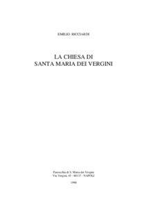 Affreschi sotterranei chiesa dei Vergini