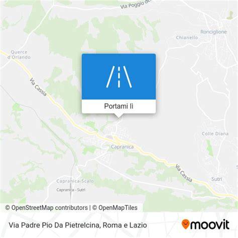Mappa di Via Padre Pio da Pietrelcina 2