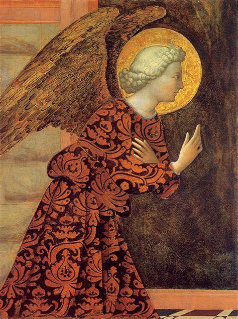 Masolino Arcangelo Gabriele National Gallery