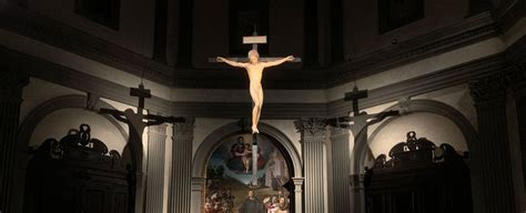 Crocifisso ligneo di Michelangelo a Santo Spirito