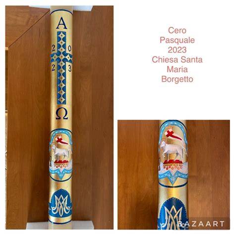 cero pasquale medievale in chiesa