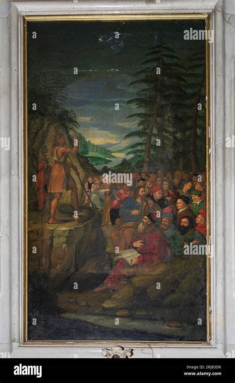 Giovanni Battista lungo il fiume Giordano