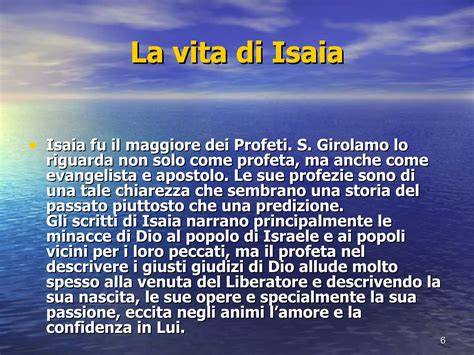 Profeta Isaia nel tempio celeste