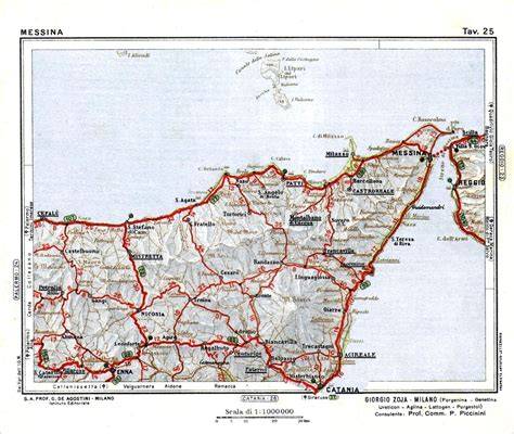 mappa di Patti provincia Messina