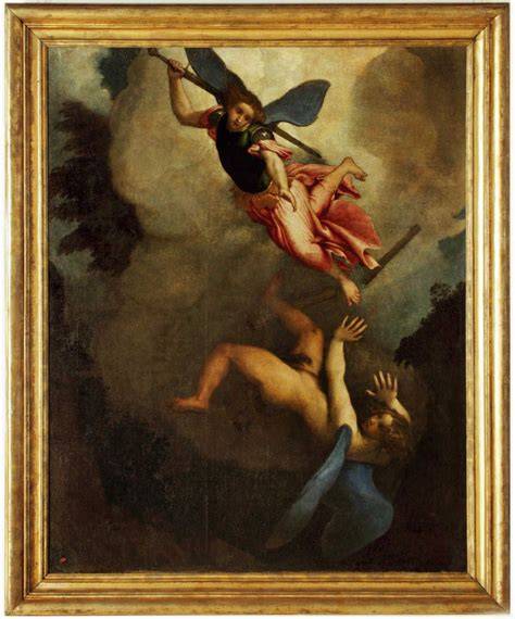 San Michele scaccia Lucifero Lorenzo Lotto Loreto