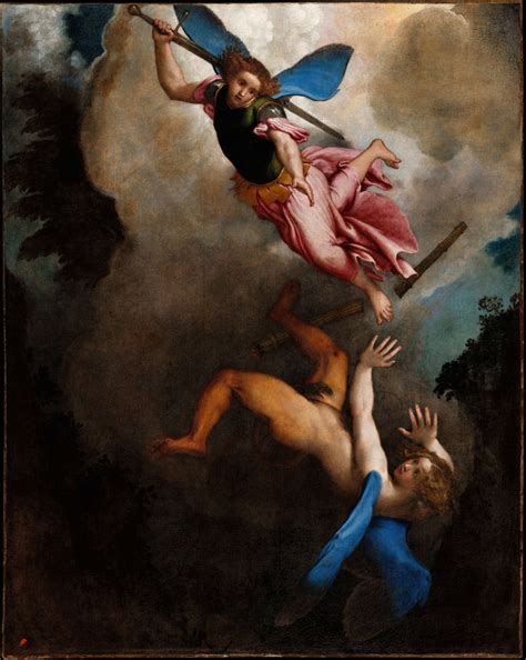 Dettaglio Michele Lucifero mani tese Lorenzo Lotto