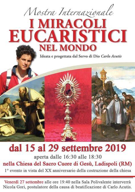 Mostra internazionale sui miracoli eucaristici