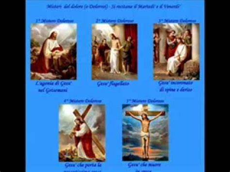 Misteri dolorosi del Rosario Passione di Cristo