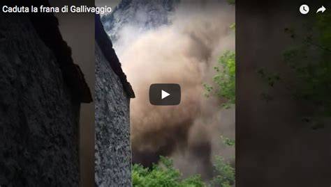 Frana sopra il Santuario di Gallivaggio