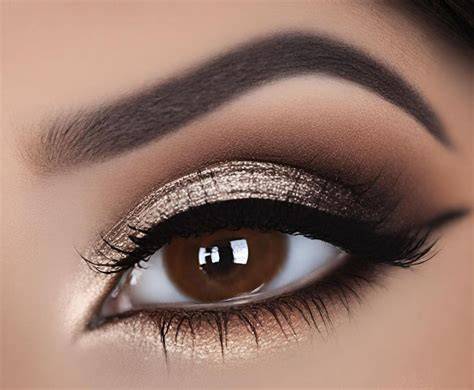trucco occhi marroni cerimonia diurna