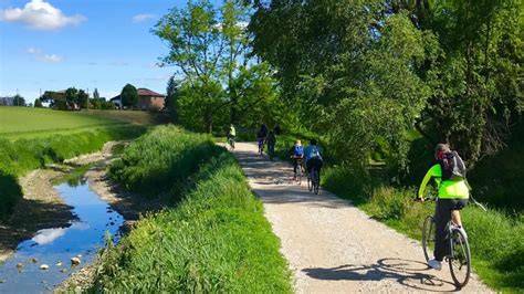 Itinerario ciclabile nella pianura bolognese