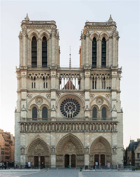 Facciata di Notre-Dame sull’Île de la Cité