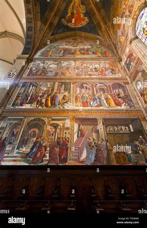 Interno della Cappella Tornabuoni a Firenze