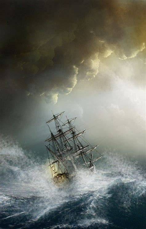 Veliero nella tempesta davanti Peschici