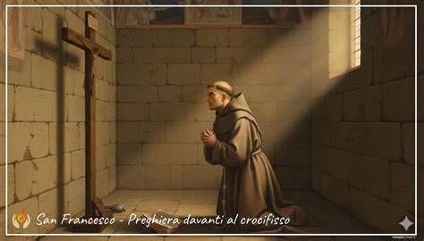 Francesco d’Assisi davanti al Crocifisso