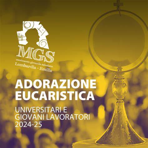 giovani in adorazione eucaristica