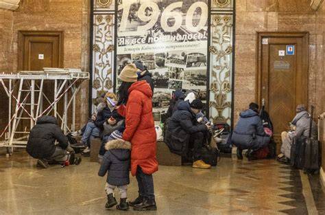 Metropolitana di Kiev usata come rifugio