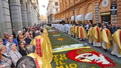 Percorso processione Corpus Domini Loreto