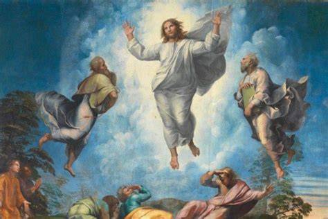 Trasfigurazione di Gesù tela settecentesca