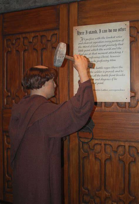 Le 95 tesi sulla porta di Wittenberg