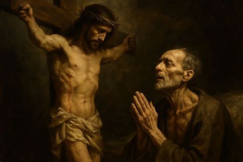 Gesù crocifisso durante la Quaresima