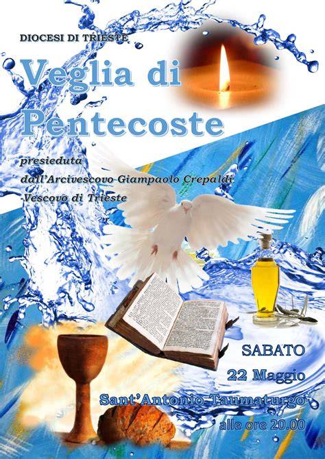 Veglia di Pentecoste con candele