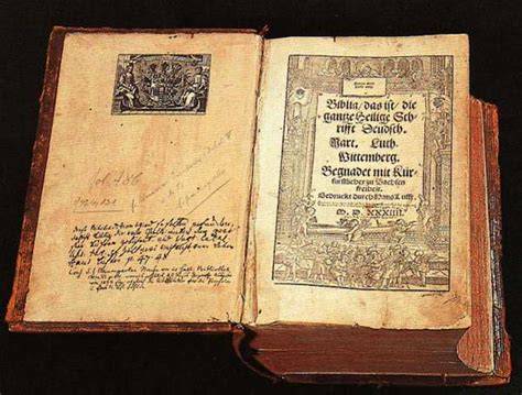 Bibbia di Lutero in lingua tedesca