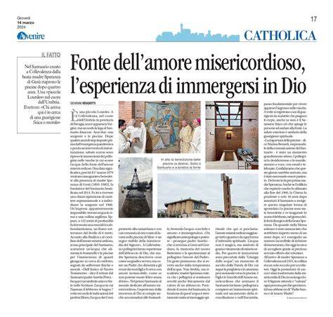 Fonte dell’Acqua dell’Amore Misericordioso
