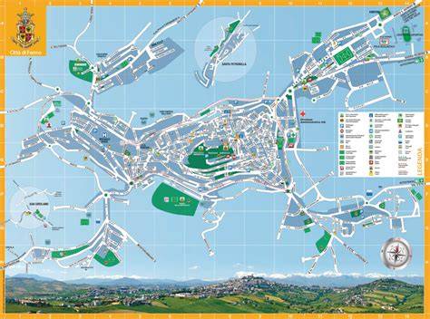 Mappa dell’Arcidiocesi di Fermo