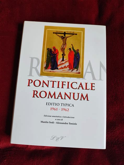 Antico Pontificale Romanum rilegato