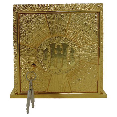 Chiave storica tabernacolo bronzo dorato
