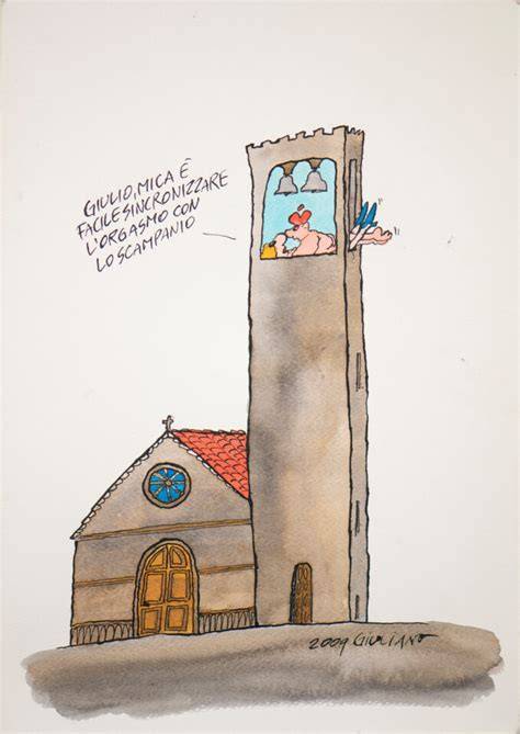 Vignetta satirica religiosa contemporanea
