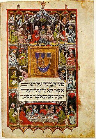 Haggadah medievale miniata di Pesach