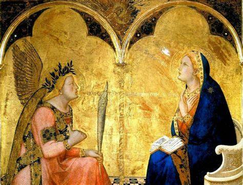 Annunciazione Maria legge libro profeta Isaia