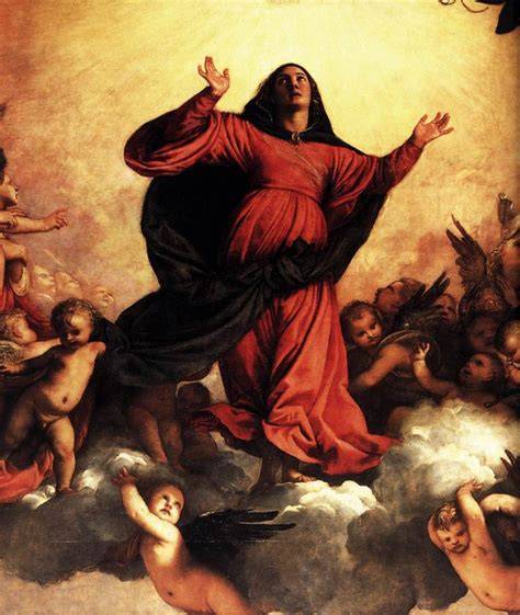 Santa Maria Assunta figura mariana arte