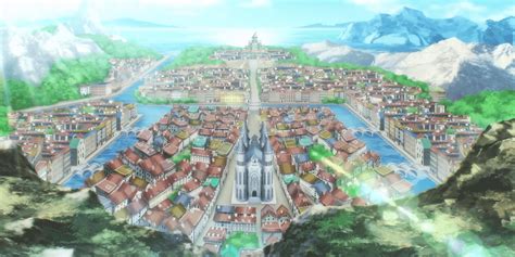 Mappa schematica di Magnolia e Fairy Tail