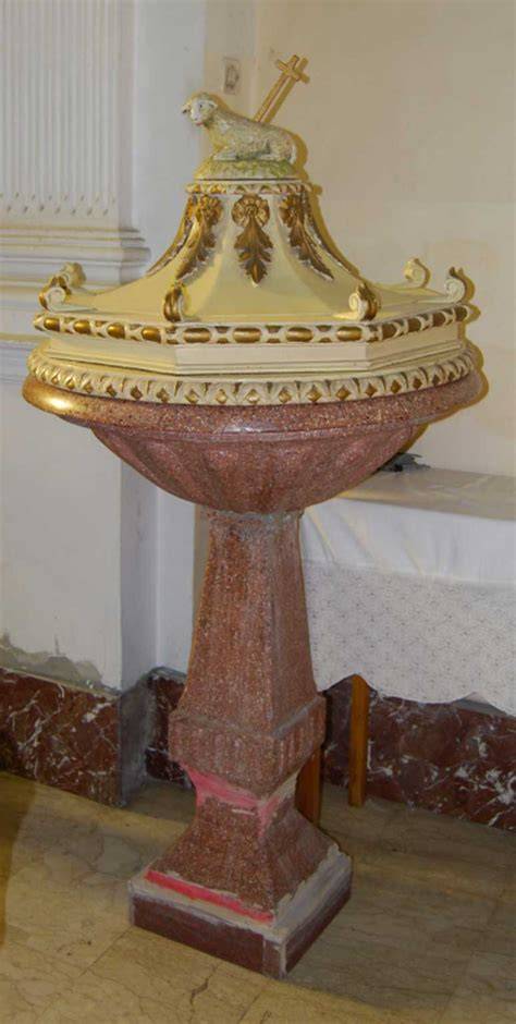 Fonte battesimale chiesa di Verderio