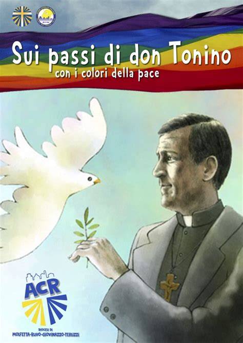 Don Tonino Bello con i giovani