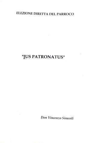 Antico documento dello jus patronatus