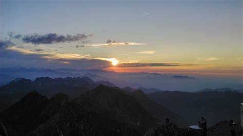 Panorama dal Pic du Jer sui Pirenei