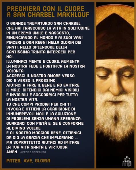 San Charbel in preghiera nell’eremo