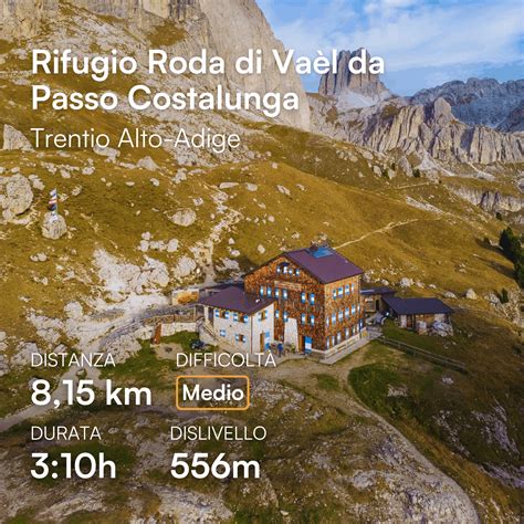 Rifugio Roda di Vaèl e sentiero panoramico